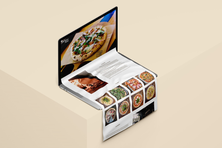 Website design for a pizzeria &copy; 2019