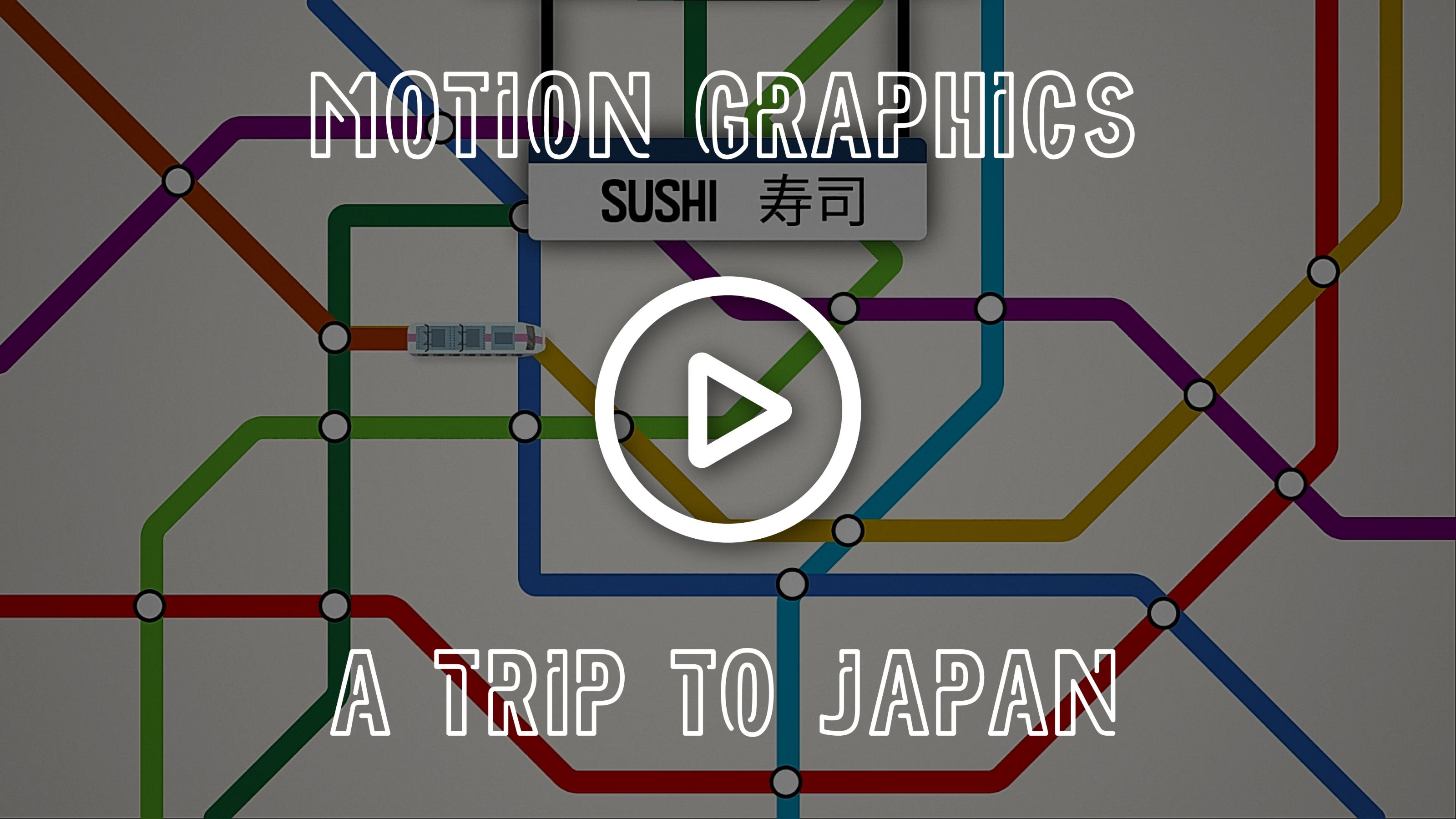 Motion graphics video about a trip to Japan &copy; 2021